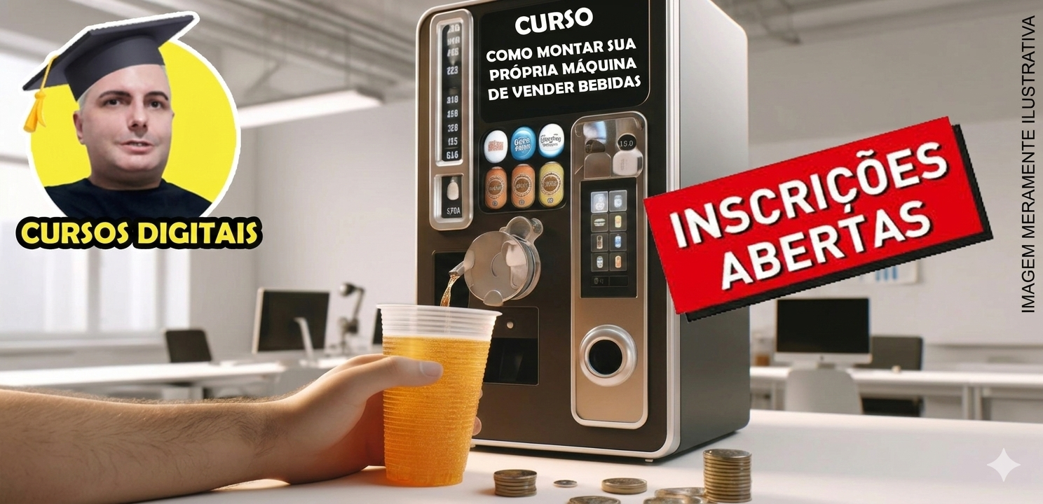Curso crie sua Própria Máquina de Bebidas