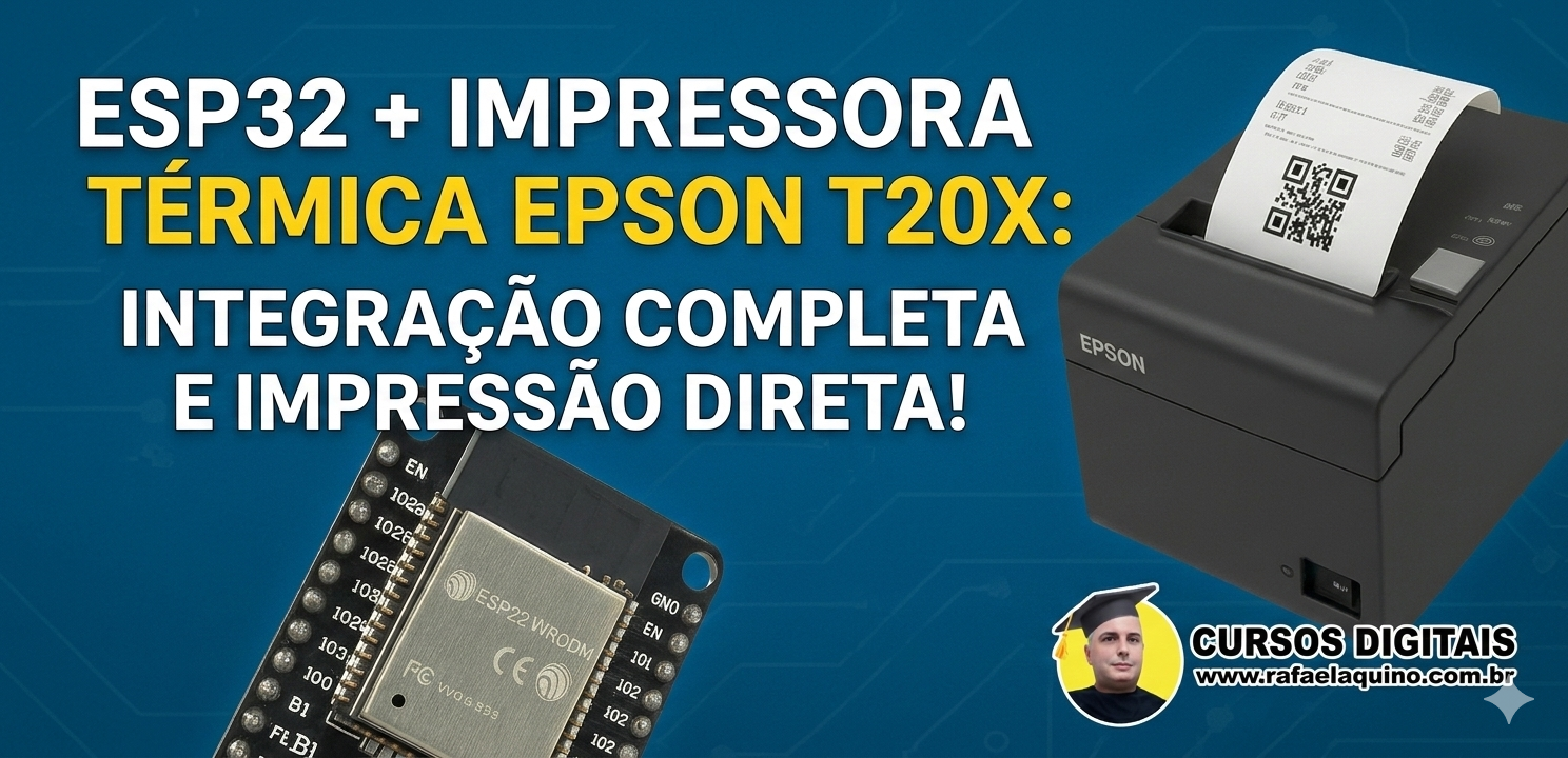 Curso ESP32 + Impressora Térmica Epson T20X