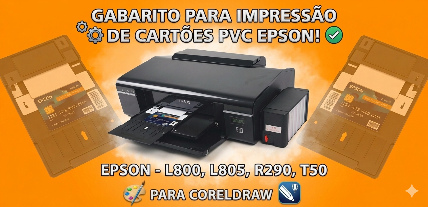 Gabarito Epson para Cartões PVC - CorelDraw