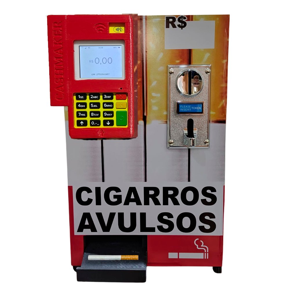 Máquina de Cigarros com Cartão