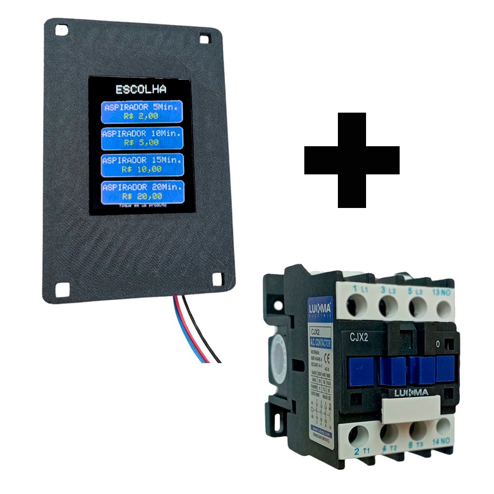 Modulo Temporizador Touch + Contatora